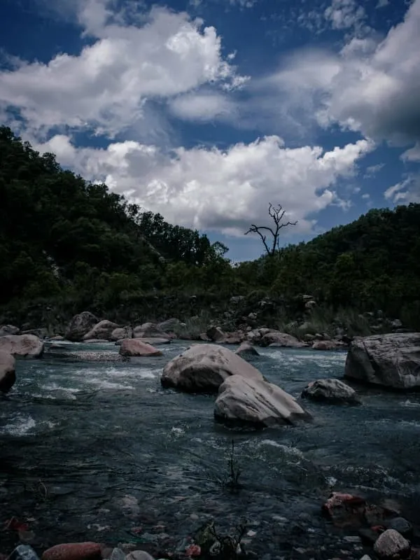 Beautiful river near Sukute beach