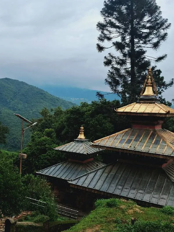 Beautiful temple in Nagarkot