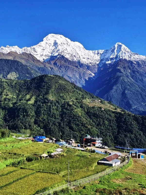 Beautiful views from Dhampus village