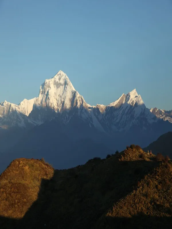 Dhaulagiri peak seen from the base camp