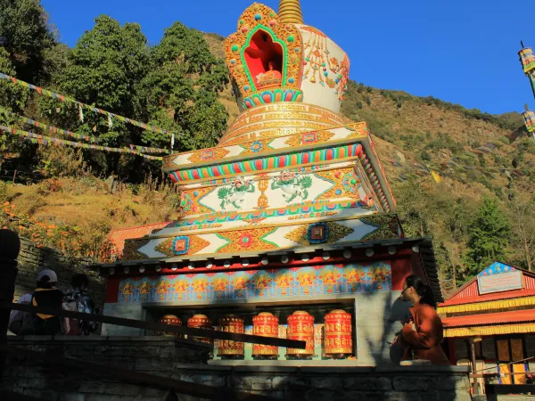 A Monastery On The Way To Annapurna