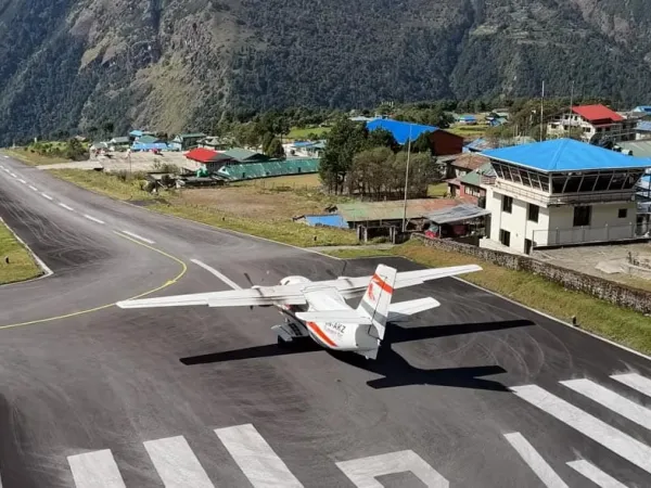Aeroplane In Lukla Airport
