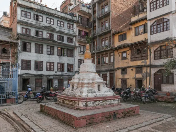 Ancient Stupa In Thamel