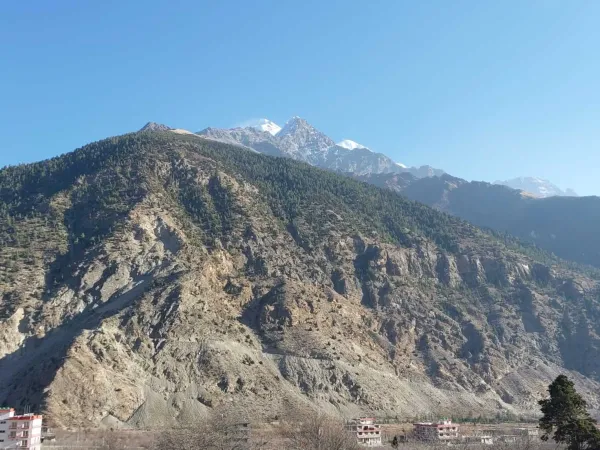 Annapurna Ranges Seen From Jomsom