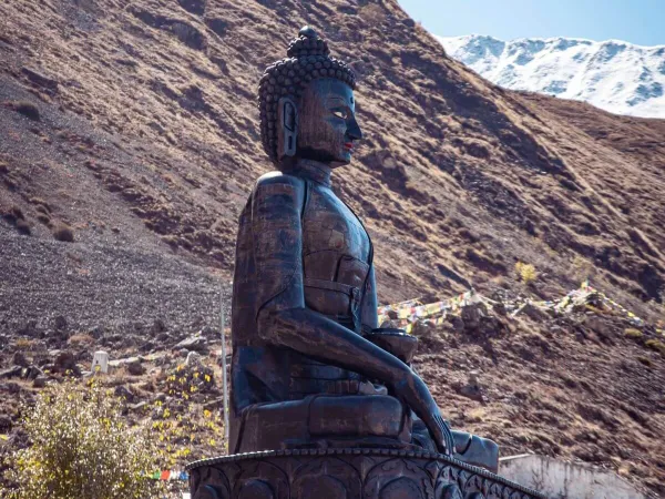 Beauitufl Lord Buddha Statue At Muktinath Temple