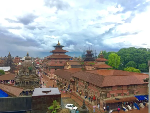 Beautiful Aerial Views Of The Kathmandu Durbar Sqaure