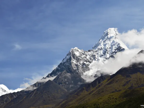 Beautiful Ama Dablam Seen During Ebc Trek