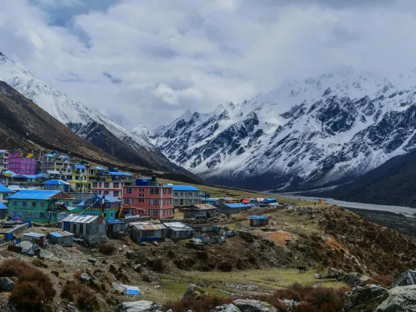 Beautiful Langtang Valley Seen During Heli Tour