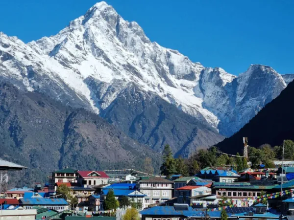 Beautiful Namche Bazar In Everest Region