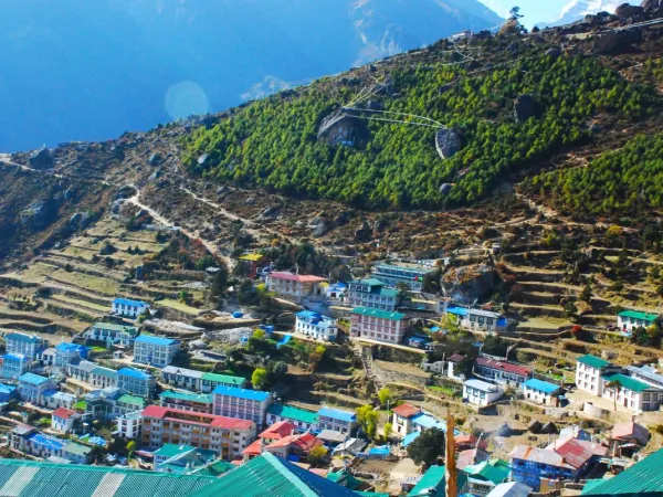 Beautiful Namche Bazar In Khumbu
