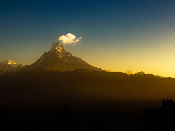 Beautiful Sunrise From Shanti Stupa