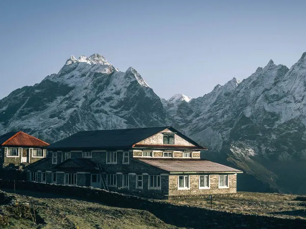 Beautiful Tea House In Lobuche