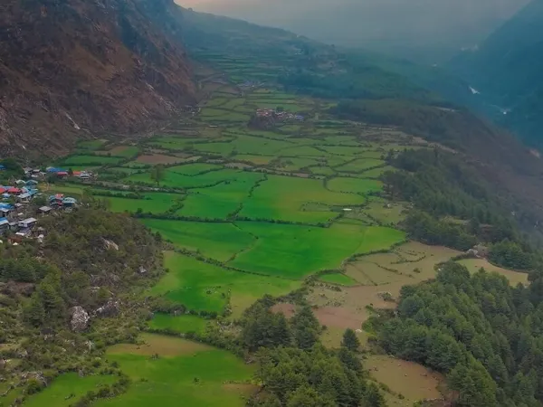 Beautiful Village In Tsum Valley