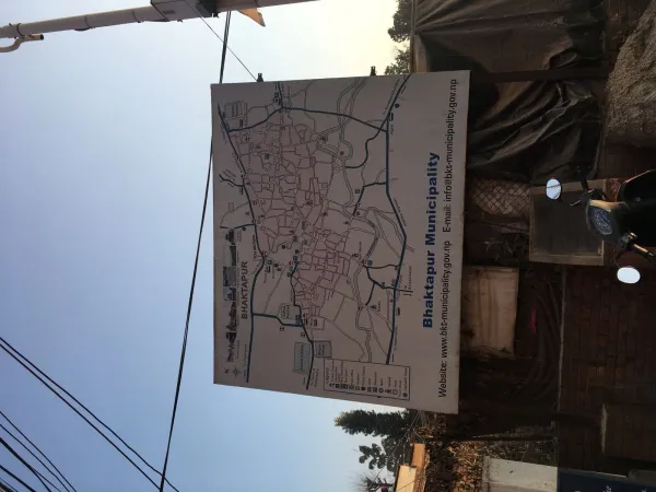 Bhaktapur Route Map