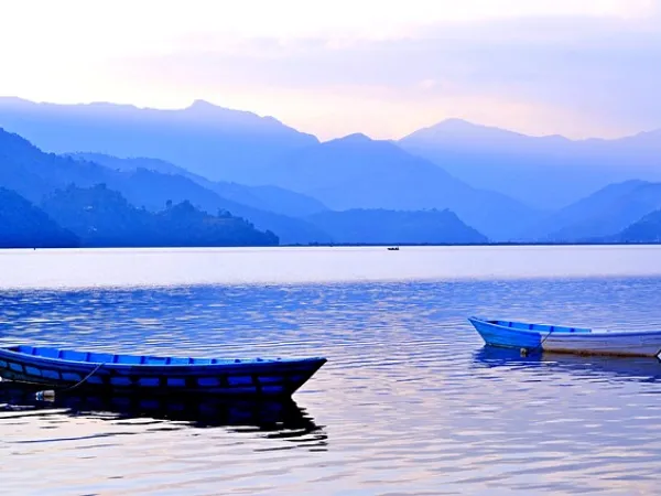 Boats In Phewa Lake
