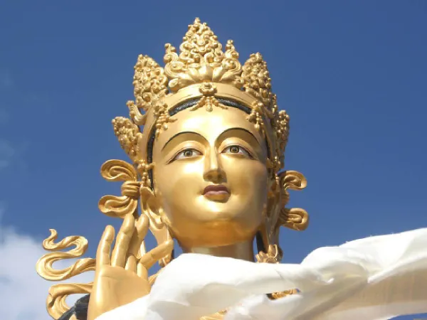 Budha Statue In Bhutan