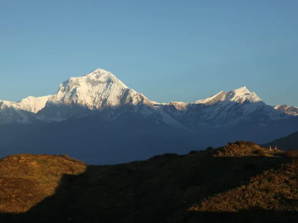 Dhaulagiri Peak Seen From The Base Camp
