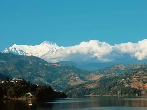 Dhaulagiri Ranges Refelcting In Phewa Lake