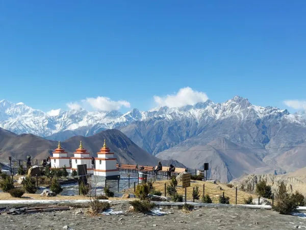 Dhaulagiri Ranges Seen From Muktinath
