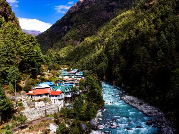 Dudh Koshi River In Everest Region