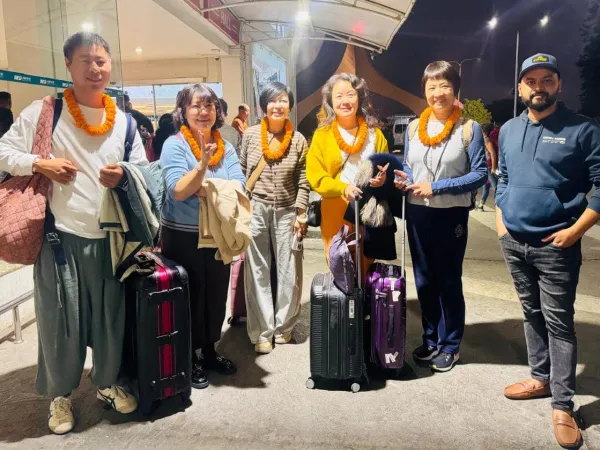 Guest From China Arriving At Tribhuvan International Airport