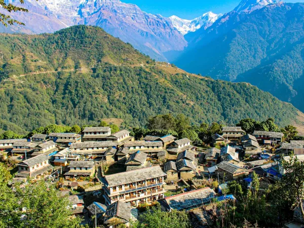 Gurung Village Seen During Trail