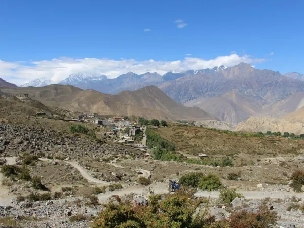 High Altitude Desert Of Marpha