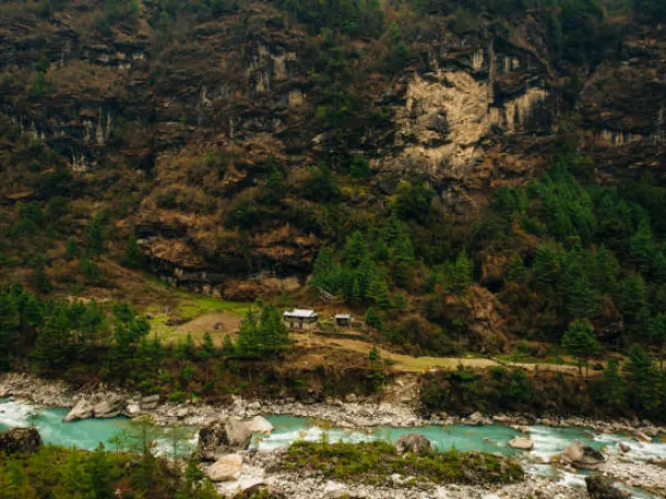 Hills Seen During The Trail Leading To Thorong La Pass