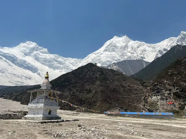 Holy Shrine On The Way To Manaslu Base Camp Trek