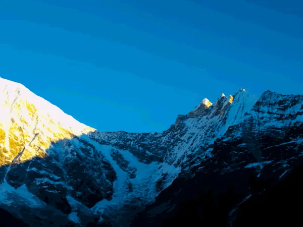 Langtang Mountain Sunrise Nepal
