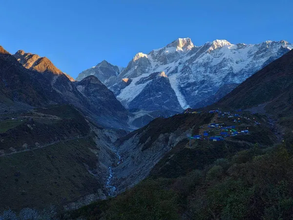 Langtang Village Seen From Helicopter