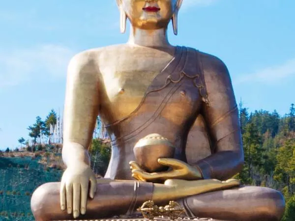 Lord Buddha Statue In Bhutan
