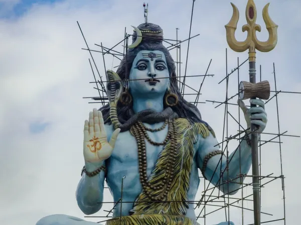 Lord Shiva Statue In Pokhara