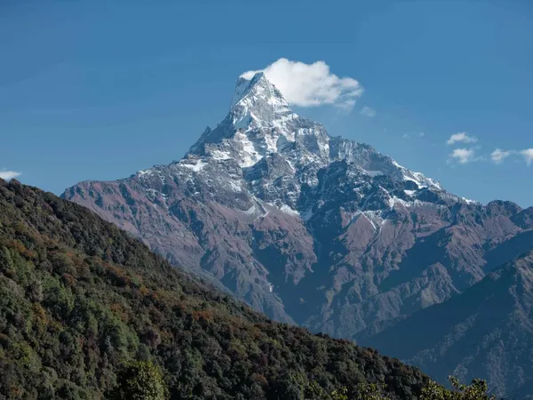 Machapuchhare Ranges Seen From Mardi Himal
