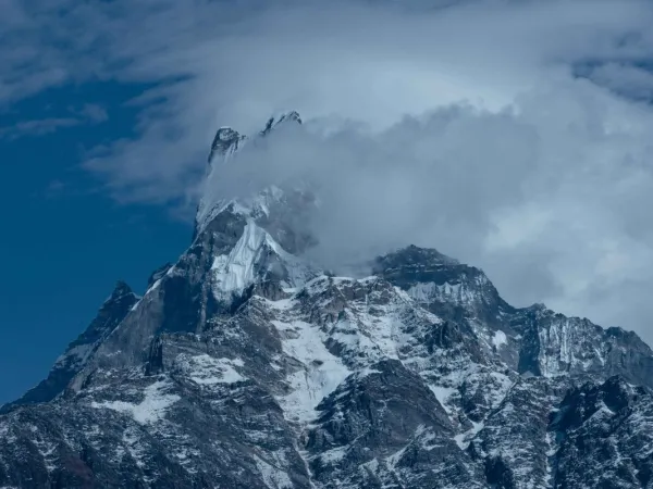 Machapuchhre Himal Seen From Mardi Himal