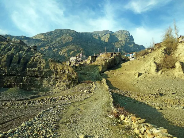 Manang Valley Landcape