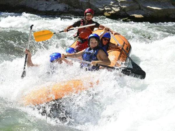 Mark From Usa Enjoying His River Rafting In Damauli