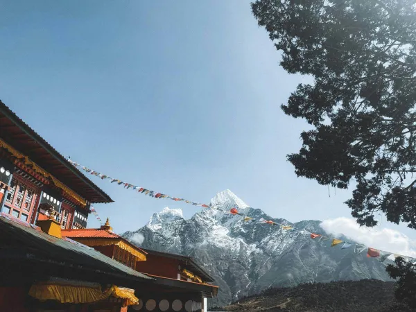 Monastery In Lobuche Village