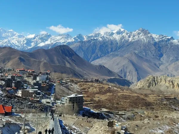 Mustang Valley Seen From Muktinath