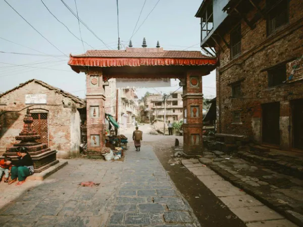 Nepal Local Gate Kathmandu