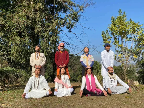 People Doing Digital Detox In Lumbini
