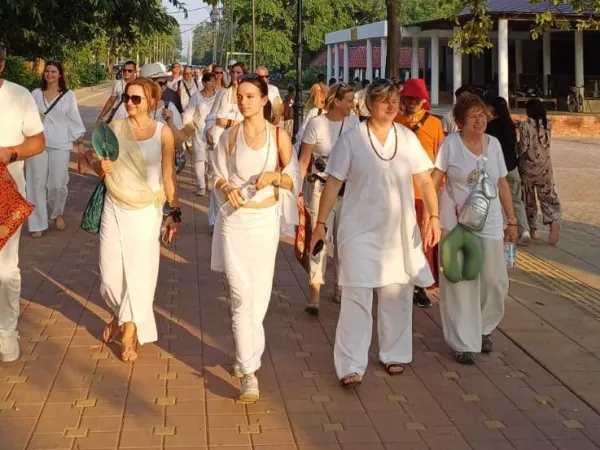 People Doing Spiritual Retreat