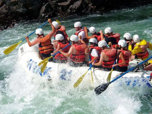 People Enjoying Their Time In Trishuli River