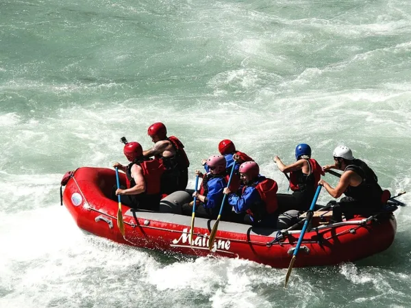 People Enjoying White River Rafting In Nepal