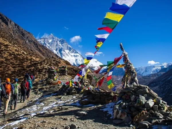 Prayer Flags In Samagaun