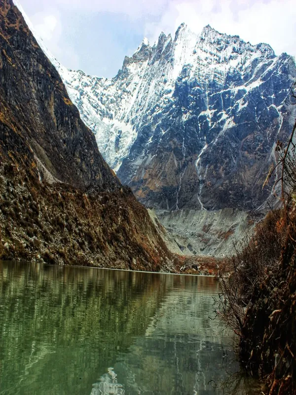 Gosainkunda Lake Rasuwa in Winter