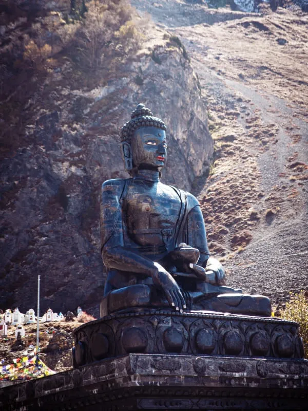 Lord Buddha statue at Muktinath temple