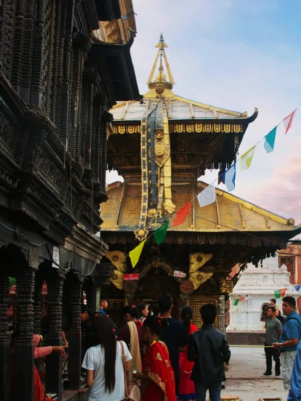 Sacred Pashupatinath temple in Nepal