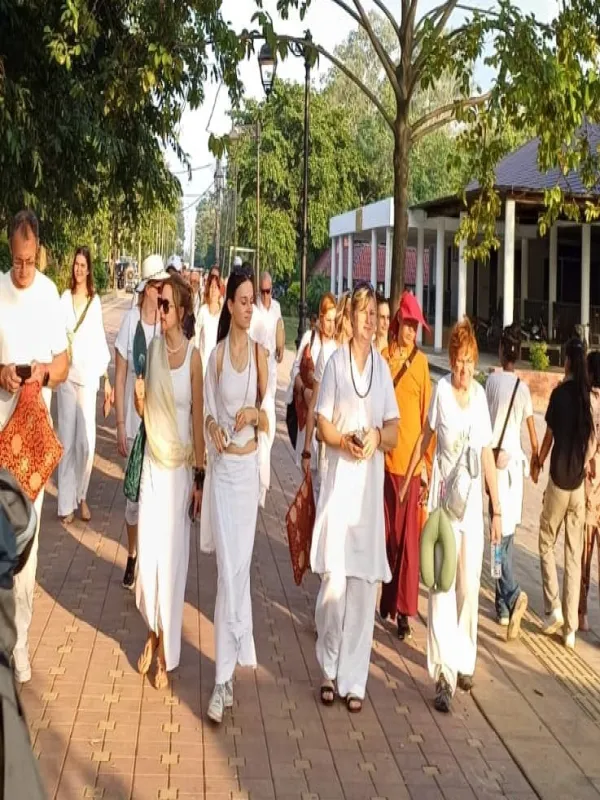 Spiritual conference in Lumbini