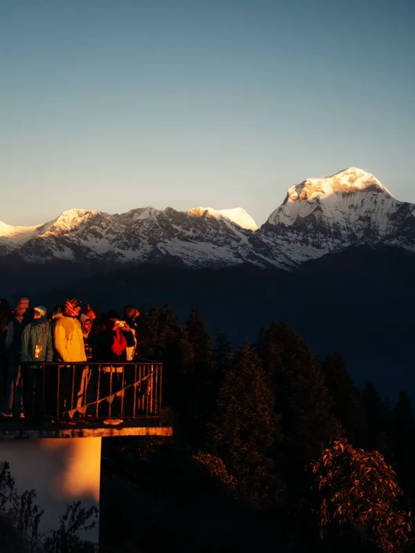 Sunrise seen from Poon Hill